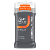 Dove Men+Care Horizon deodorant stick with vanilla-sandalwood scent for all-day mood lift.