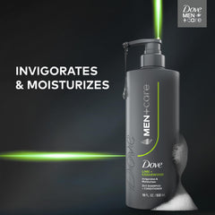 Dove Men+Care protein shield close-up showing bond protection during daily use