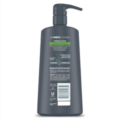 Dove Men+Care 2-in-1 rich foam lather demonstrates deep-clean action