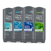 DOVE MEN + CARE Sensitive Skin Body Wash bottle for daily moisturization.