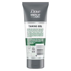 Dove Men+Care Styling Gel captures a slick wet-look finish on styled hair.