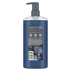 Fig + Cedarwood fragrance cues creating a warm, masculine shower aroma.
