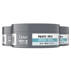 DOVE MEN + CARE Sculpting Paste packaging for travel-ready styling