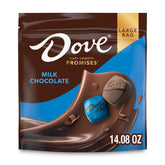 Dove Promises bag front showing premium chocolate for sharing.