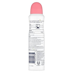 Dove Rose Petals dry spray packaging highlights quick-dry formula.