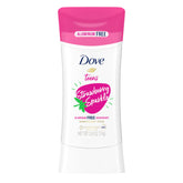 Dove Teens Strawberry Sparkle packaging shows teen-friendly design and gentle care.