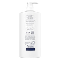 Dove Volume & Fullness lather on wet hair adds visible body.