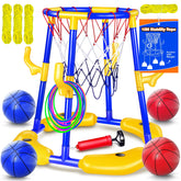 Doviden pool basketball hoop with anti-drift system for stable gameplay