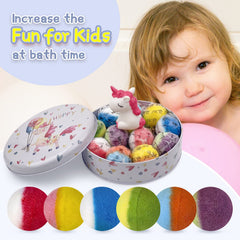 DOVIPE 40mm bath bombs are easy for kids to handle during baths.