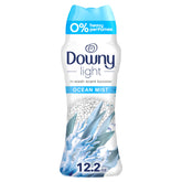 Downy Light Laundry Scent Booster Beads Ocean Mist bottle delivers light, lasting freshness.
