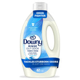 Downy Rinse bottle with Ocean Mist scent for fresh laundry odors.