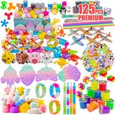 DQstar party favors 125-piece set with colorful prizes for classroom rewards