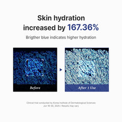 Hyaluronic acid in Dr.Althea Aqua Marine Watery Cream provides plump hydration.