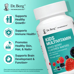 Dr. Berg multivitamin bottle shows 60 wafers for a full 30-day supply
