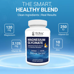 Dr. Berg Magnesium Glycinate lab test certificates verify purity and safety