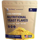 Dr. Berg Nutritionals yeast flakes in a bag for a natural B vitamin boost.