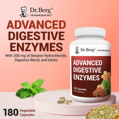 Dr. Berg Peppermint Leaf capsules designed for digestive comfort