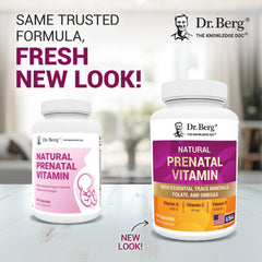 Dr. Berg Prenatal capsules close-up for easy daily intake.