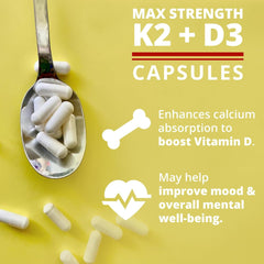 Dr. Boz K2D3 bottle nutrition panel showcasing BioPerine for absorption