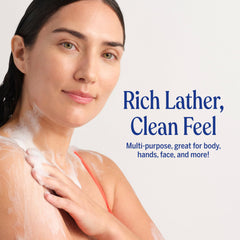 Demonstration of 18-in-1 uses for dishes, pets, and body care with Dr. Bronner's.