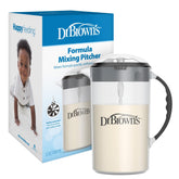 Dr. Brown's formula pitcher blade action dissolves formula quickly for smooth prep.