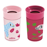 Dr. Brown's Milestones Cheers360 spoutless transition cup, 10 oz capacity, mess-free learning.