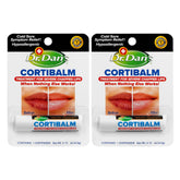 Dr. Dan's Cortibalm 2-pack packaging with tubes, ready for damaged lips.