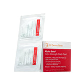 Dr Dennis Gross Alpha Beta Daily Peel Step 1 pad application for brighter, smoother skin