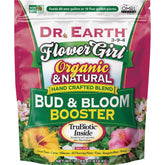 Dr. Earth Flower Girl Bud & Bloom Booster bag shown for vibrant blooming plants