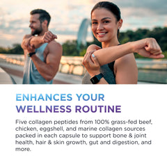 Label shot of DR. EMIL NUTRITION Multi Collagen highlighting gluten-free and non-GMO claims