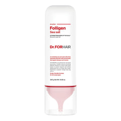 DR.FORHAIR Folligen Sea Salt Scaler bottle cleanses and refreshes the scalp.