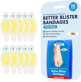 Dr. Frederick's Original Better Blister Bandages toe pack hero protects feet during activities.