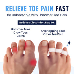 Dr. Frederick's Original between-toes ergonomic-fit cushion demonstrates targeted relief