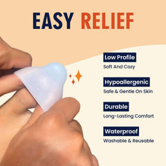 Trim-fit toe caps securely fit with adjustable length