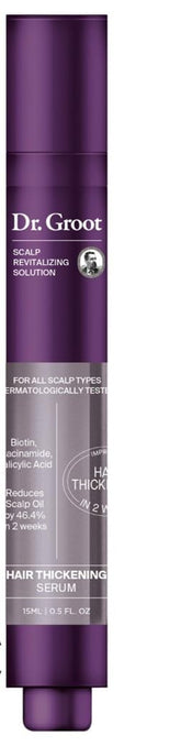 Dr. Groot roll-on serum with precision tip for targeted scalp care and fuller-looking hair