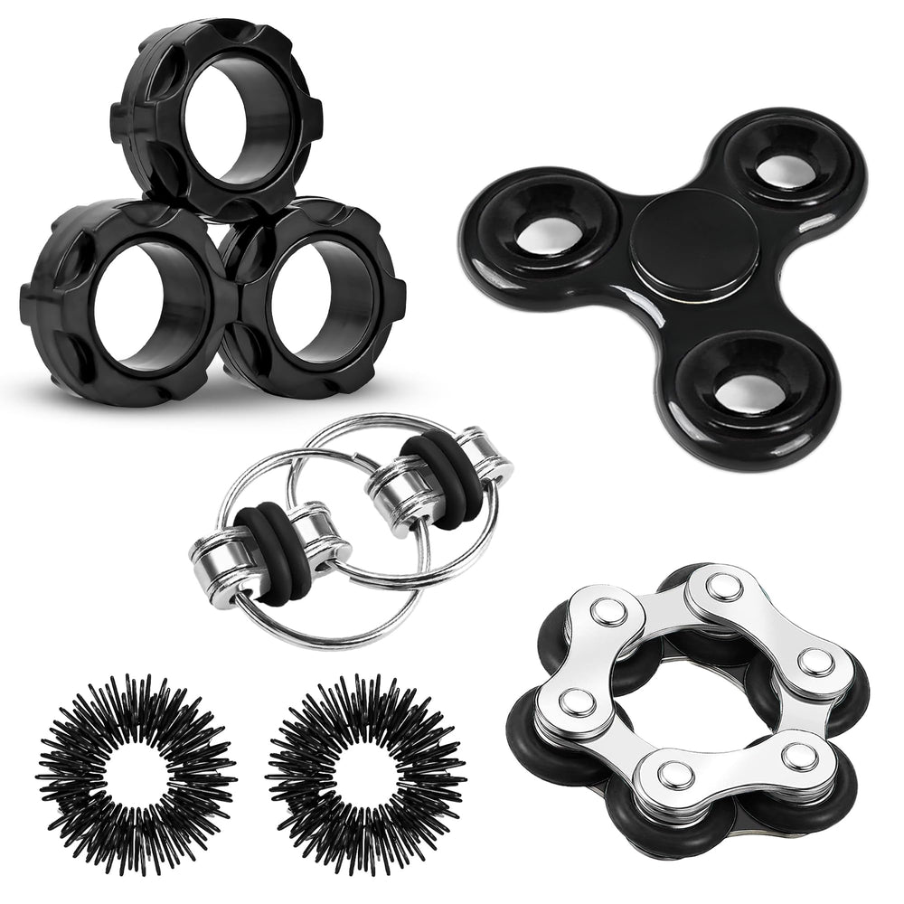 Dr.Kbder fidget spinner set for focus and stress relief on your desk.