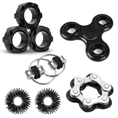 Dr.Kbder fidget spinner set for focus and stress relief on your desk.
