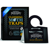 Dr. Killigan's moth traps with pheromone lure for closet protection.