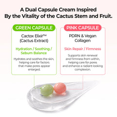Closeup texture of Dr.Melaxin Cactox demonstrates lightweight hydration