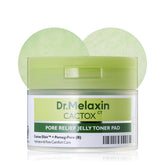 Dr. Melaxin Cactox Jelly Toner Pad cooling action on the skin