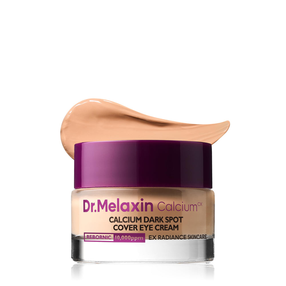 Dr.Melaxin Calcium Dark Spot Eye Cream bottle may help reduce dark circle appearance.