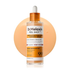 Dr. Melaxin Peel Shot bottle for at-home exfoliation and brightening care.