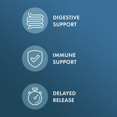 Pouring Biothin Probiotic capsules into a glass for daily routine.