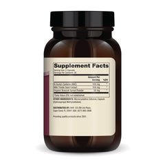 Dr. Mercola NAC Milk Thistle capsules in hand, convenient daily wellness option.