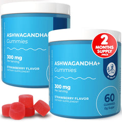 DR. MORITZ Ashwagandha Gummies bottle highlights calm support and immune benefits