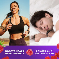 DR. MORITZ Magnesium Citrate Gummies pour shot demonstrating easy daily dosing.