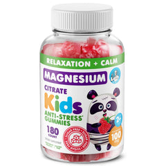 DR. MORITZ Sugar-Free Calm Magnesium Gummies bottle close-up showing raspberry flavor and convenient chewable form.