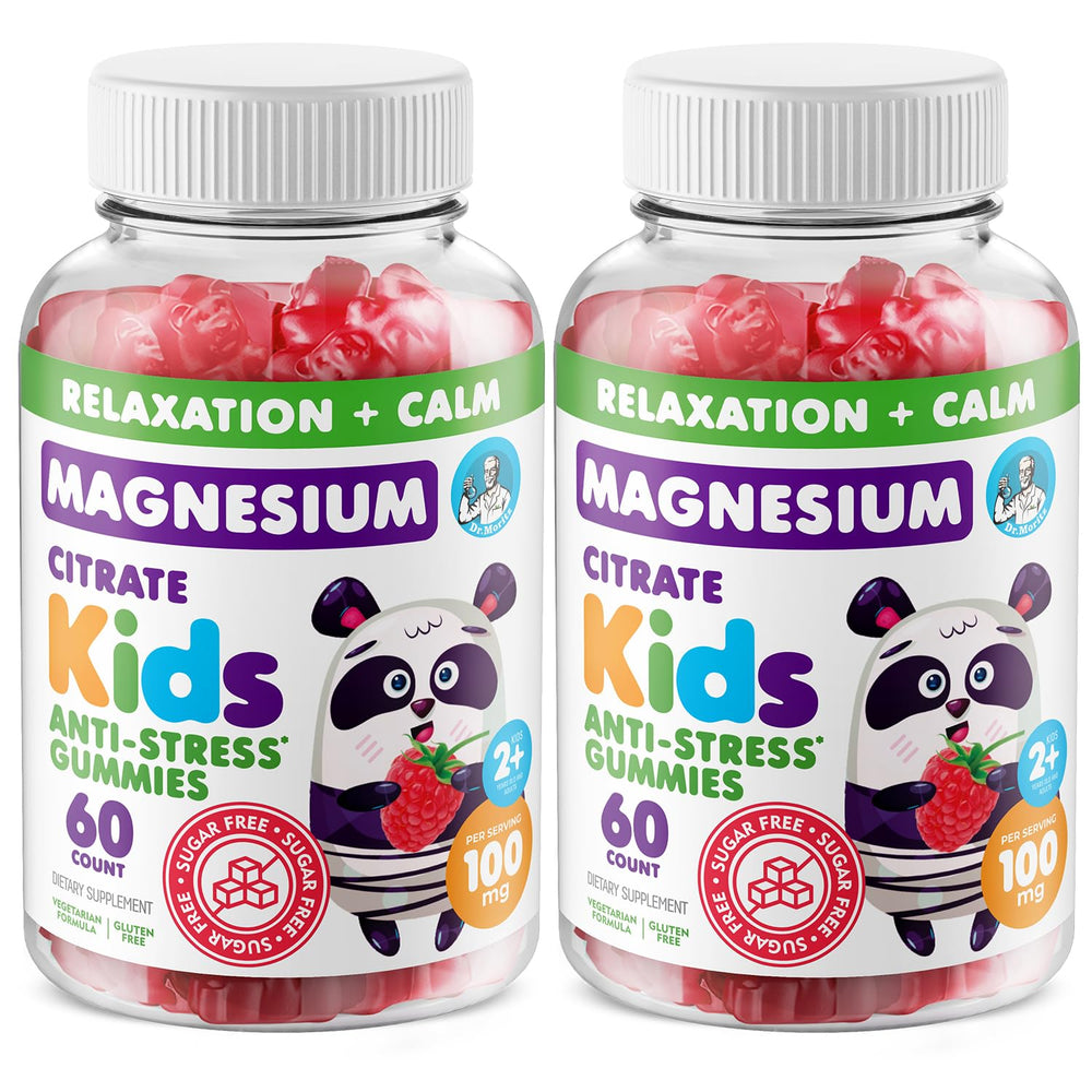 DR. MORITZ gummies bottle with raspberry flavor for calming evenings.