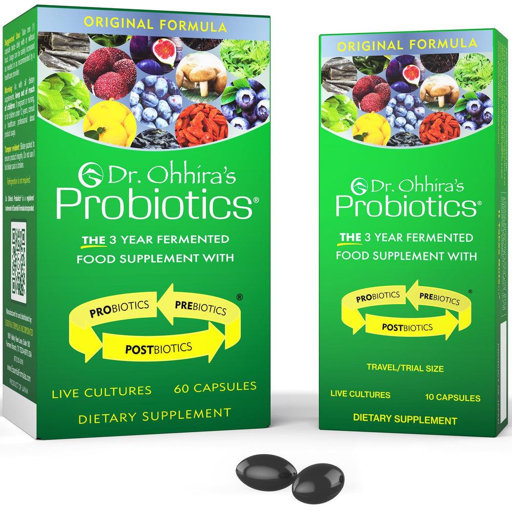 Dr Ohhira's Original Formula bottle with 60 capsules for daily probiotic support