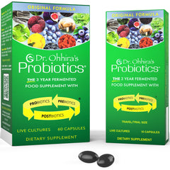 Dr Ohhira's Original Formula bottle with 60 capsules for daily probiotic support